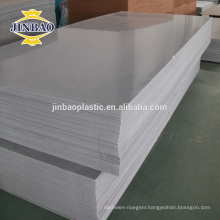 JINBAO extruded 150 160 density rigid pvc sheet for industrial